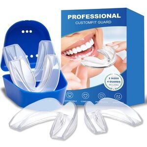 Amazon Professional Mouthguard Case with Clear Customfit Dental Guards BNIB